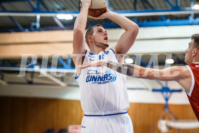 Basketball, Admiral Basketball Superliga 2019/20, Grunddurchgang 8.Runde, Oberwart Gunners, Traiskirchen Lions, Renato Poljak (16)