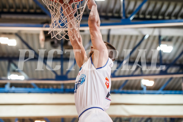Basketball, Admiral Basketball Superliga 2019/20, Grunddurchgang 8.Runde, Oberwart Gunners, Traiskirchen Lions, Andrius Mikutis (5)