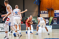 Basketball, Admiral Basketball Superliga 2019/20, Grunddurchgang 8.Runde, Oberwart Gunners, Traiskirchen Lions, Oscar Schmit (17)