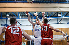 Basketball, Admiral Basketball Superliga 2019/20, Grunddurchgang 8.Runde, Oberwart Gunners, Traiskirchen Lions, Renato Poljak (16)
