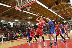 Basketball Superliga 2019/20, Grunddurchgang 8.Runde Flyers Wels vs. Kapfenberg, Jarvis Ray (15)Tilo Klette (14)Milan Stegnjaic (11)



