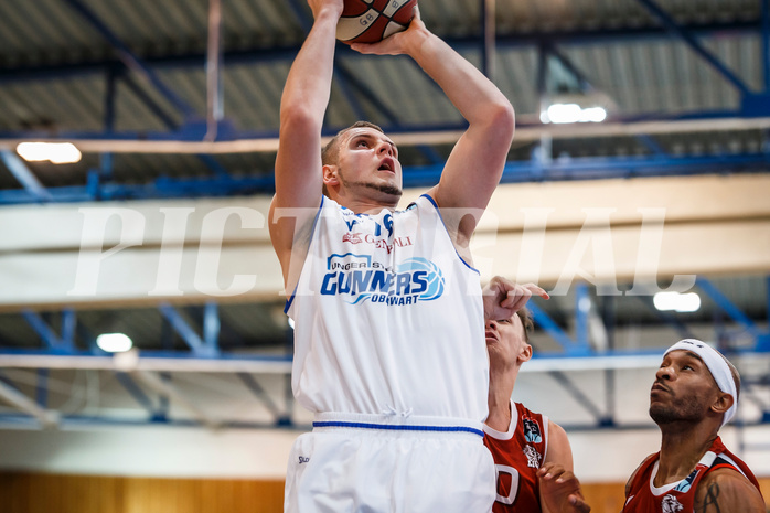 Basketball, Admiral Basketball Superliga 2019/20, Grunddurchgang 8.Runde, Oberwart Gunners, Traiskirchen Lions, Renato Poljak (16)