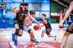 Basketball Basketball Superliga 2021/22, Grunddurchgang 15.Runde Vienna D.C. Timberwolves vs. Flyers Wels