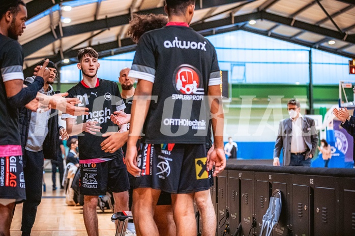 Basketball Basketball Superliga 2021/22, Grunddurchgang 15.Runde Vienna D.C. Timberwolves vs. Flyers Wels
