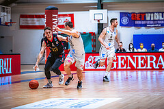 Basketball Basketball Superliga 2021/22, Grunddurchgang 15.Runde Vienna D.C. Timberwolves vs. Flyers Wels