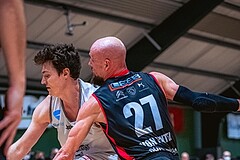 Basketball Basketball Superliga 2021/22, Grunddurchgang 15.Runde Vienna D.C. Timberwolves vs. Flyers Wels