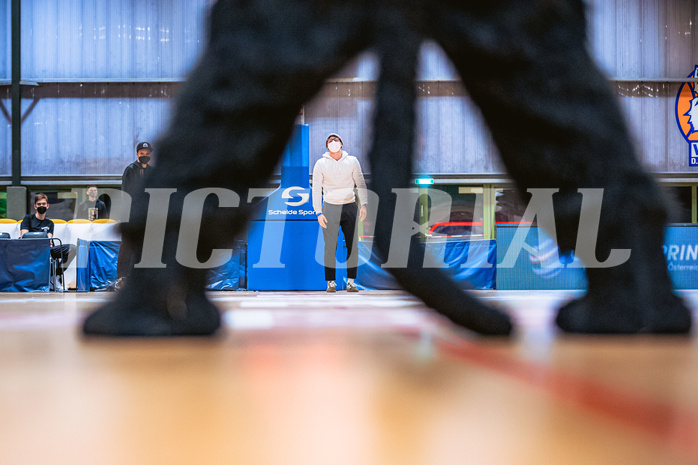 Basketball Basketball Superliga 2021/22, Grunddurchgang 15.Runde Vienna D.C. Timberwolves vs. Flyers Wels
