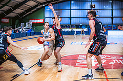 Basketball Basketball Superliga 2021/22, Grunddurchgang 15.Runde Vienna D.C. Timberwolves vs. Flyers Wels