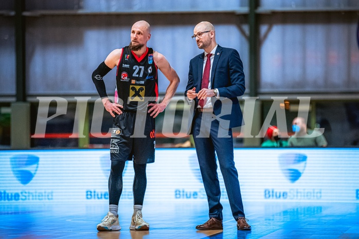 Basketball Basketball Superliga 2021/22, Grunddurchgang 15.Runde Vienna D.C. Timberwolves vs. Flyers Wels