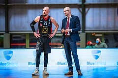 Basketball Basketball Superliga 2021/22, Grunddurchgang 15.Runde Vienna D.C. Timberwolves vs. Flyers Wels