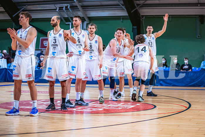 Basketball Basketball Superliga 2021/22, Grunddurchgang 15.Runde Vienna D.C. Timberwolves vs. Flyers Wels