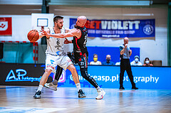 Basketball Basketball Superliga 2021/22, Grunddurchgang 15.Runde Vienna D.C. Timberwolves vs. Flyers Wels