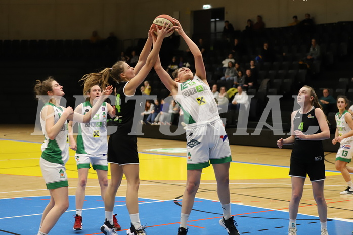 05.03.2022, Basketball Damen Superliga 2021/22, Grunddurchgang 14.Runde,  
UBI Graz vs. Basket Flames 