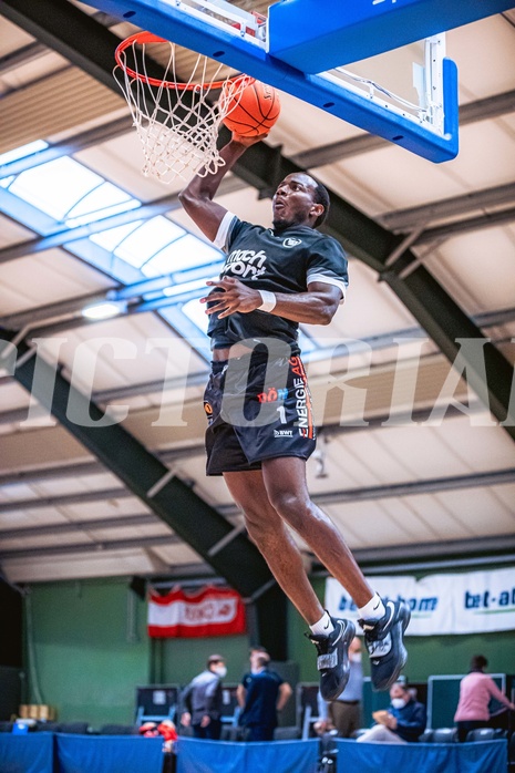Basketball Basketball Superliga 2021/22, Grunddurchgang 15.Runde Vienna D.C. Timberwolves vs. Flyers Wels