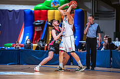 Basketball Basketball Superliga 2021/22, Grunddurchgang 15.Runde Vienna D.C. Timberwolves vs. Flyers Wels