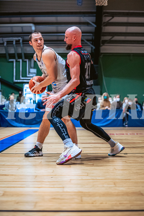 Basketball Basketball Superliga 2021/22, Grunddurchgang 15.Runde Vienna D.C. Timberwolves vs. Flyers Wels