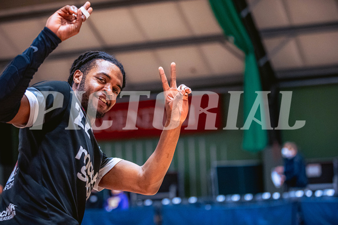 Basketball Basketball Superliga 2021/22, Grunddurchgang 15.Runde Vienna D.C. Timberwolves vs. Flyers Wels