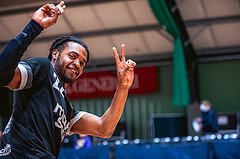 Basketball Basketball Superliga 2021/22, Grunddurchgang 15.Runde Vienna D.C. Timberwolves vs. Flyers Wels