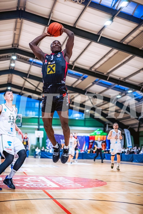 Basketball Basketball Superliga 2021/22, Grunddurchgang 15.Runde Vienna D.C. Timberwolves vs. Flyers Wels