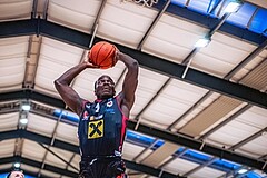Basketball Basketball Superliga 2021/22, Grunddurchgang 15.Runde Vienna D.C. Timberwolves vs. Flyers Wels
