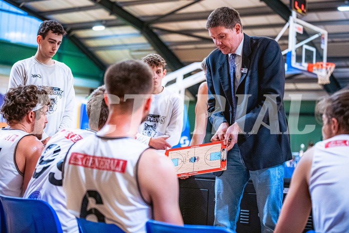Basketball Basketball Superliga 2021/22, Grunddurchgang 15.Runde Vienna D.C. Timberwolves vs. Flyers Wels