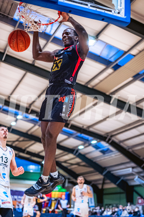 Basketball Basketball Superliga 2021/22, Grunddurchgang 15.Runde Vienna D.C. Timberwolves vs. Flyers Wels