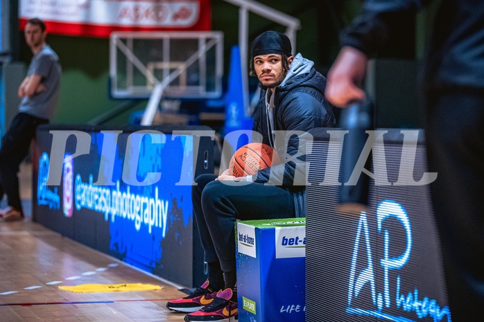 Basketball Basketball Superliga 2021/22, Grunddurchgang 15.Runde Vienna D.C. Timberwolves vs. Flyers Wels