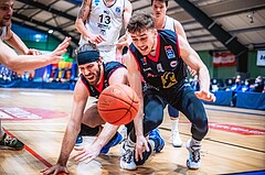Basketball Basketball Superliga 2021/22, Grunddurchgang 15.Runde Vienna D.C. Timberwolves vs. Flyers Wels