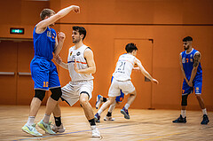 Basketball, Basketball Zweite Liga 2022/23, Grunddurchgang 10.Runde, Vienna United, BBU Salzburg, Asdren Drew Koka (10), Marko Soldo (25)