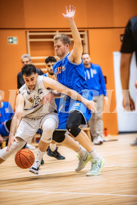 Basketball, Basketball Zweite Liga 2022/23, Grunddurchgang 10.Runde, Vienna United, BBU Salzburg, Alejandro Barbera Zapero (28), Asdren Drew Koka (10)