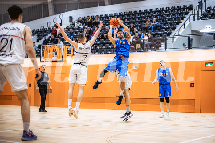 Basketball, Basketball Zweite Liga 2022/23, Grunddurchgang 10.Runde, Vienna United, BBU Salzburg, Adrian Mitchell (7)