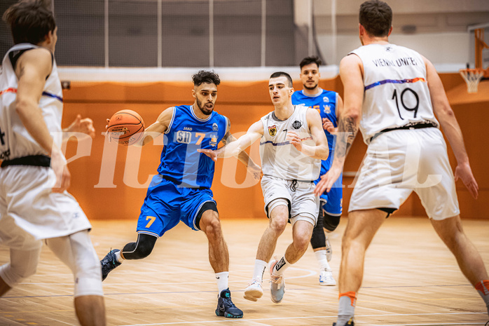 Basketball, Basketball Zweite Liga 2022/23, Grunddurchgang 10.Runde, Vienna United, BBU Salzburg, Adrian Mitchell (7), Oleksandr Ponosov (7)