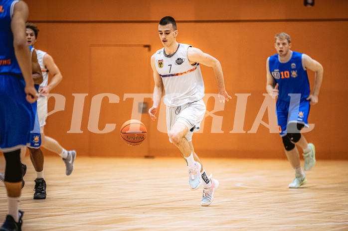 Basketball, Basketball Zweite Liga 2022/23, Grunddurchgang 10.Runde, Vienna United, BBU Salzburg, Oleksandr Ponosov (7)