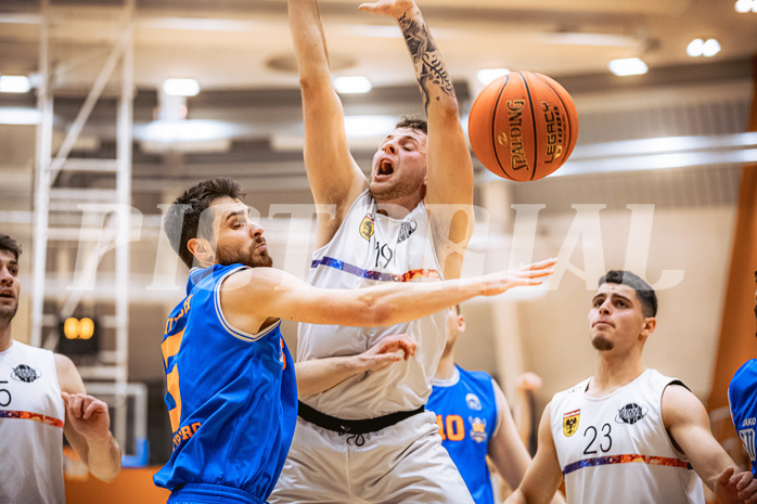 Basketball, Basketball Zweite Liga 2022/23, Grunddurchgang 10.Runde, Vienna United, BBU Salzburg, Vitalii Shorstkiy (19)