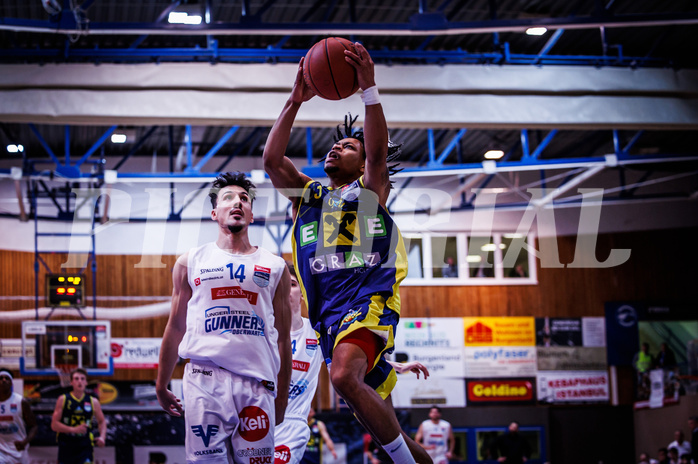 Basketball, win2day Basketball Superliga 2022/23, Grunddurchgang Runde 11, Oberwart Gunners, UBSC Graz, 