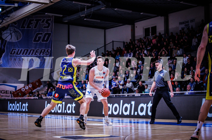 Basketball, win2day Basketball Superliga 2022/23, Grunddurchgang Runde 11, Oberwart Gunners, UBSC Graz, 