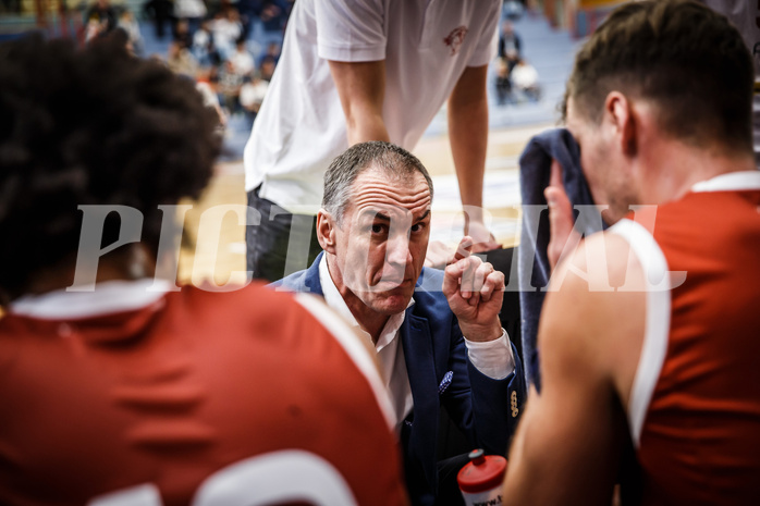 Basketball, win2day Basketball Superliga 2022/23, Grunddurchgang 1.Runde, Traiskirchen Lions, BC GGMT Vienna, Radomir Mijanovic (Head Coach)