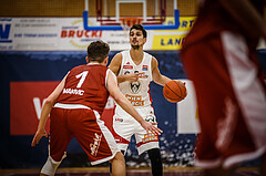 Basketball, win2day Basketball Superliga 2022/23, Grunddurchgang 1.Runde, Traiskirchen Lions, BC GGMT Vienna, Bogic Vujosevic (5)