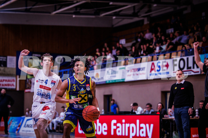 Basketball, win2day Basketball Superliga 2022/23, Grunddurchgang Runde 11, Oberwart Gunners, UBSC Graz, 