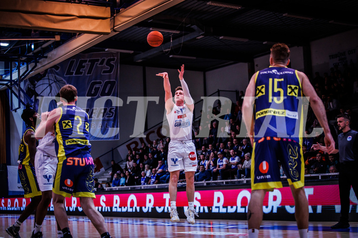 Basketball, win2day Basketball Superliga 2022/23, Grunddurchgang Runde 11, Oberwart Gunners, UBSC Graz, 