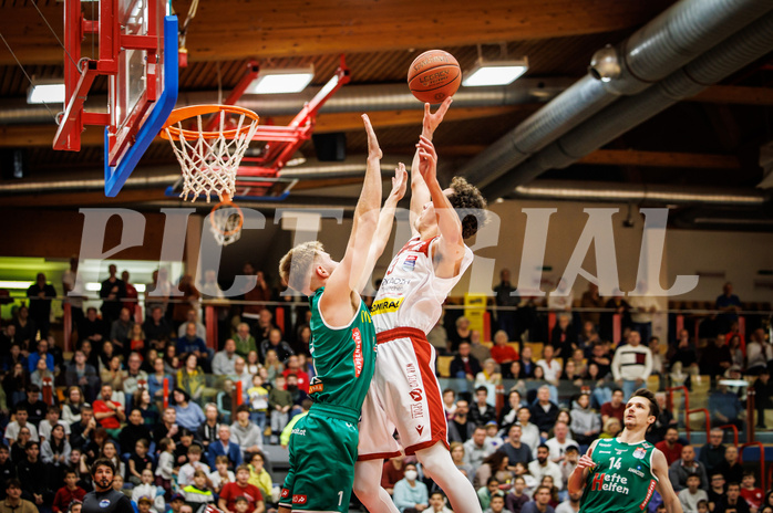Basketball, win2day Basketball Superliga 2022/23, Grunddurchgang 7.Runde, Traiskirchen Lions, Kapfenberg Bulls, 