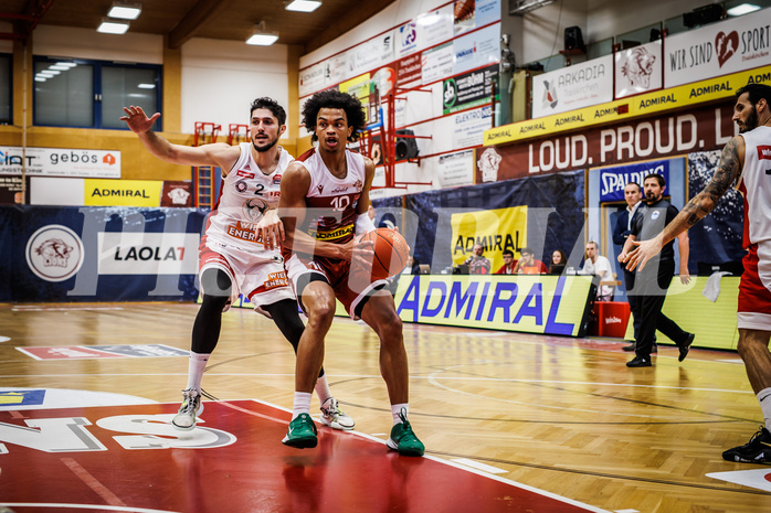 Basketball, win2day Basketball Superliga 2022/23, Grunddurchgang 1.Runde, Traiskirchen Lions, BC GGMT Vienna, Evan Taylor (10)