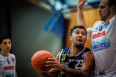 Basketball, win2day Basketball Superliga 2022/23, Grunddurchgang Runde 7, Oberwart Gunners, Gmunden Swans, 