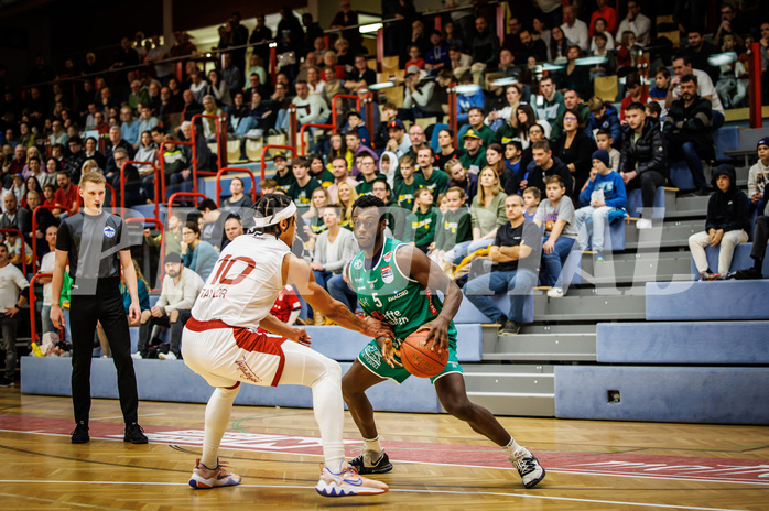 Basketball, win2day Basketball Superliga 2022/23, Grunddurchgang 7.Runde, Traiskirchen Lions, Kapfenberg Bulls, 