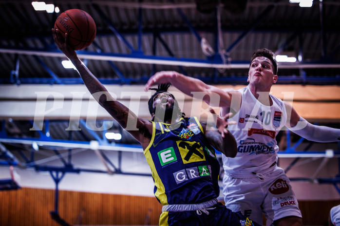 Basketball, win2day Basketball Superliga 2022/23, Grunddurchgang Runde 11, Oberwart Gunners, UBSC Graz, 