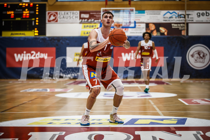 Basketball, win2day Basketball Superliga 2022/23, Grunddurchgang 1.Runde, Traiskirchen Lions, BC GGMT Vienna, Aleksandar Andjelkovic (7)