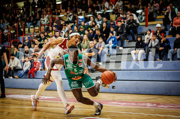 Basketball, win2day Basketball Superliga 2022/23, Grunddurchgang 7.Runde, Traiskirchen Lions, Kapfenberg Bulls, 
