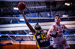 Basketball, win2day Basketball Superliga 2022/23, Grunddurchgang Runde 11, Oberwart Gunners, UBSC Graz, 