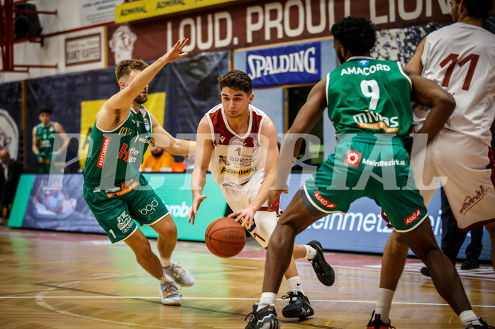 Basketball, win2day Basketball Superliga 2022/23, Grunddurchgang 7.Runde, Traiskirchen Lions, Kapfenberg Bulls, 