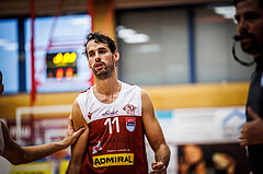Basketball, win2day Basketball Superliga 2022/23, Grunddurchgang 1.Runde, Traiskirchen Lions, BC GGMT Vienna, Fabricio Vay (11)